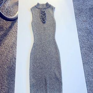 Gold and black dress